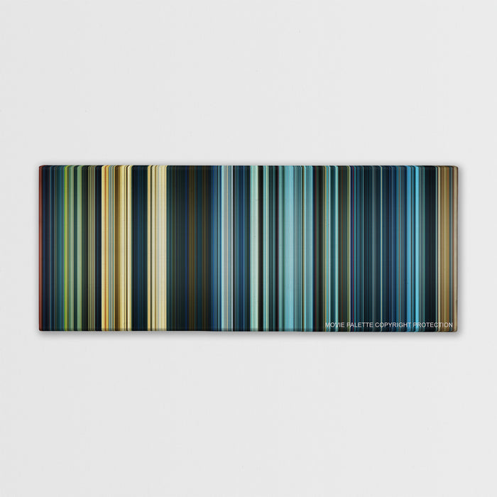 Star Wars: Episode IX - The Rise of Skywalker color palette canvas print: thousands of thin vertical stripes of color