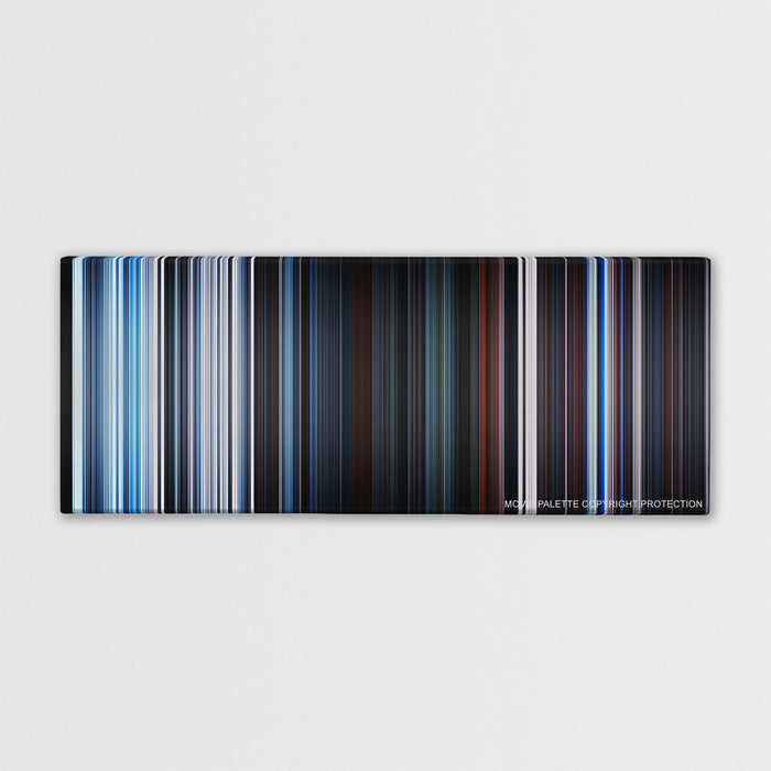 Star Wars: Episode V - The Empire Strikes Back color palette canvas print: thousands of thin vertical stripes of color