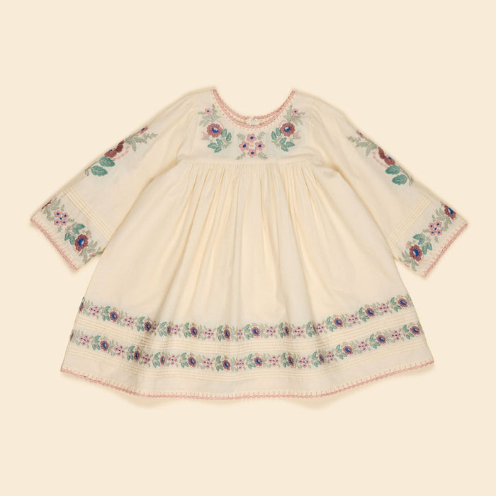 Stevie Dress in Milk-Cream