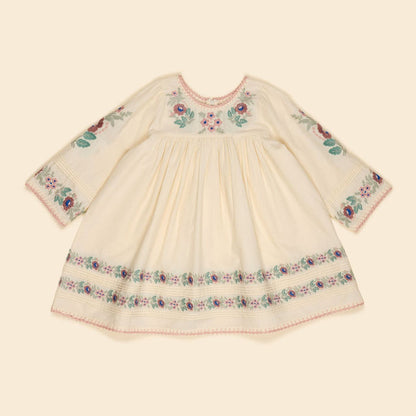 Stevie Dress in Milk-Cream