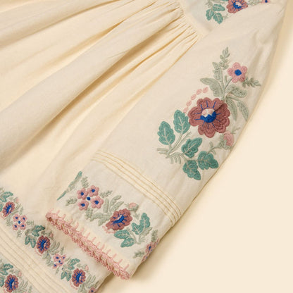 Stevie Dress in Milk-Cream