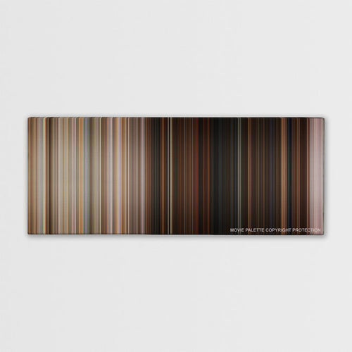 Superbad color palette canvas print: thousands of thin vertical stripes of color
