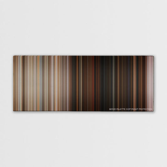Superbad color palette canvas print: thousands of thin vertical stripes of color