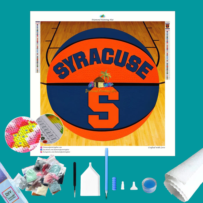 Syracuse Basketball Diamond Painting