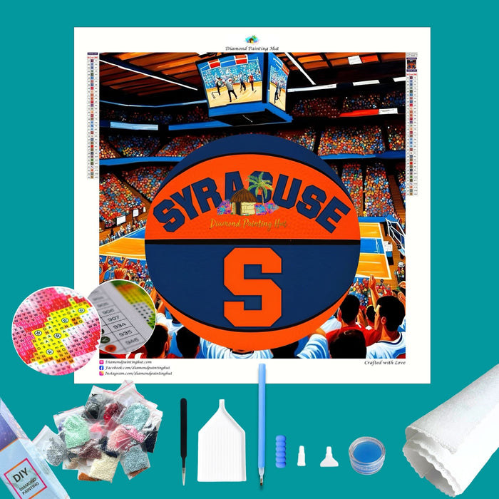 Syracuse Basketball Diamond Painting