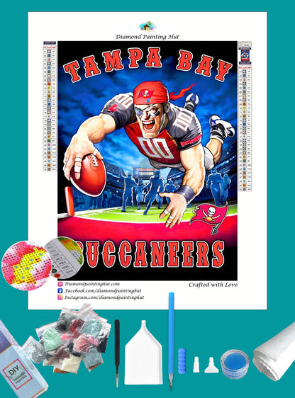 Tampa Bay Buccaneers NFL Diamond Painting-Diamond Painting Hut