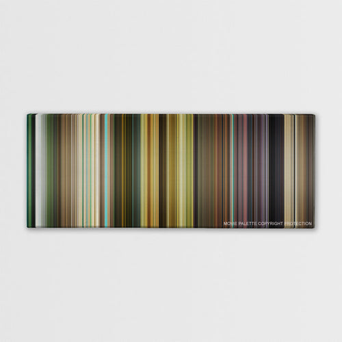 The Hangover Part III color palette canvas print: thousands of thin vertical stripes of color
