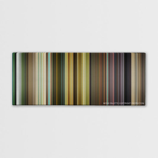 The Hangover Part III color palette canvas print: thousands of thin vertical stripes of color