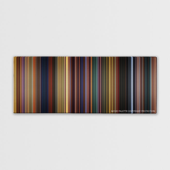 The Prince of Egypt color palette canvas print: thousands of thin vertical stripes of color