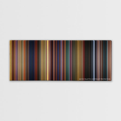 The Prince of Egypt color palette canvas print: thousands of thin vertical stripes of color