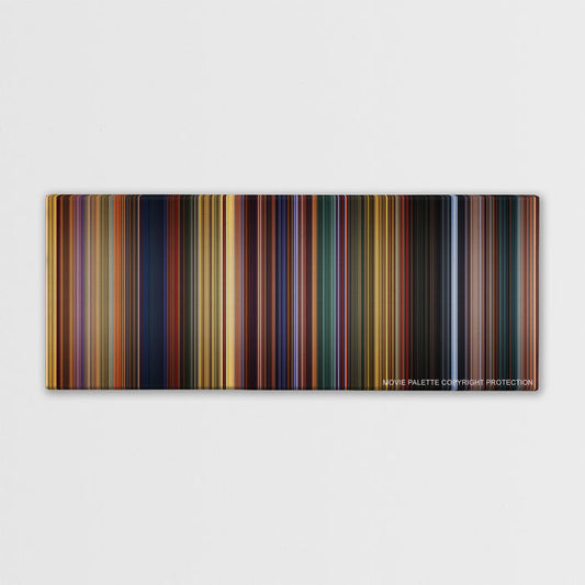 The Prince of Egypt color palette canvas print: thousands of thin vertical stripes of color