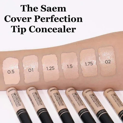 The Saem - Cover Perfection Tip Concealer - 14 Colors [#1.25 Light Beige]