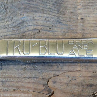 TRU-BLU BEER ALE Metal Bottle Opener 1940s