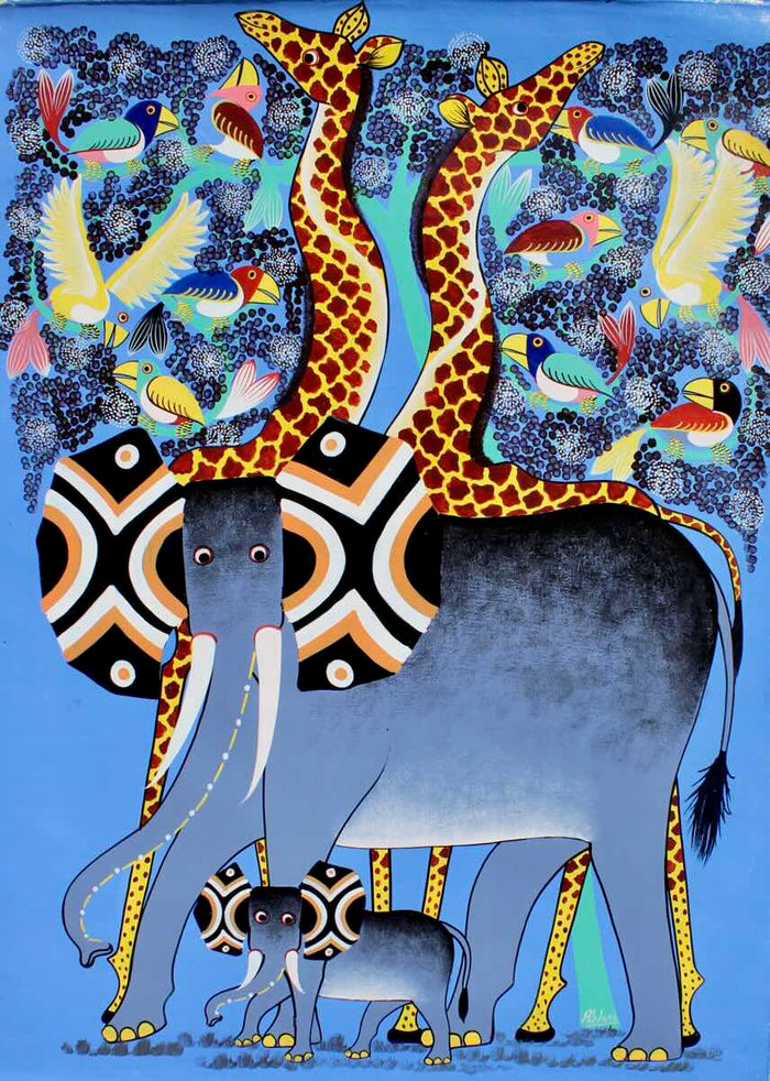 Tingatinga  |  Tanzania  |  TT-94  |  Original  | True African Art .com