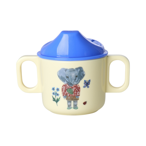 Two Handle Cup with Nathalie Lete Blue Print