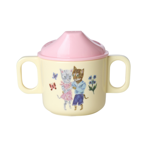 Two Handle Cup with Nathalie Lete Pink Print