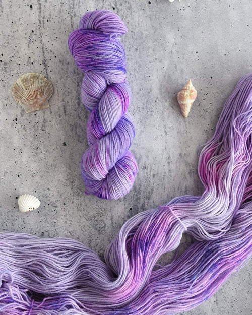 Destination Yarn fingering weight yarn Ube
