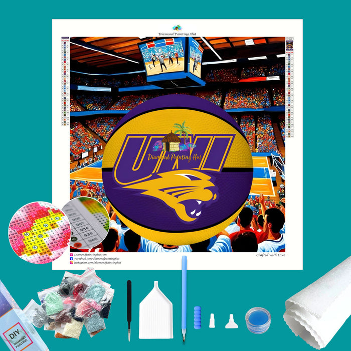 UNI Basketball Diamond Painting
