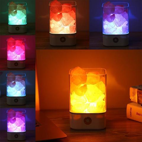 Gadget Gerbil Black Base USB Himalayan Salt Lamp