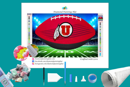 Utah Utes Diamond Painting-Diamond Painting Hut