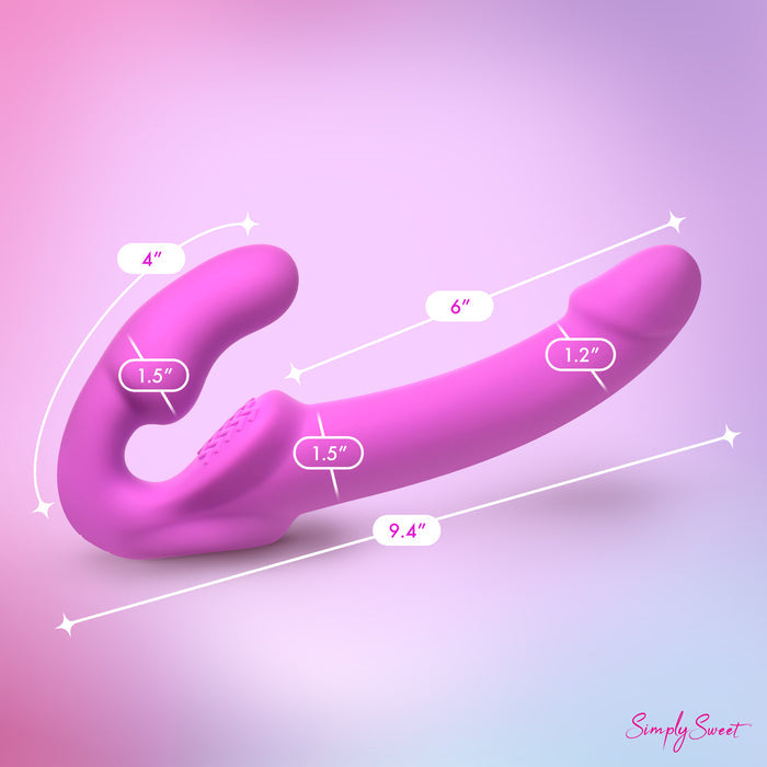 Vibrating Strapless Strap-On w/ Remote