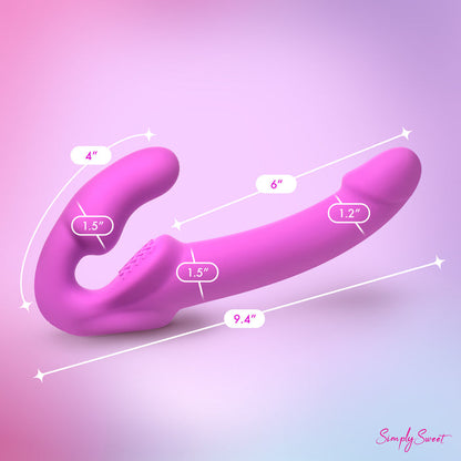 Vibrating Strapless Strap-On w/ Remote