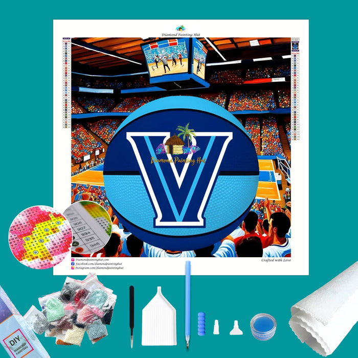 Villanova Basketball Diamond Painting