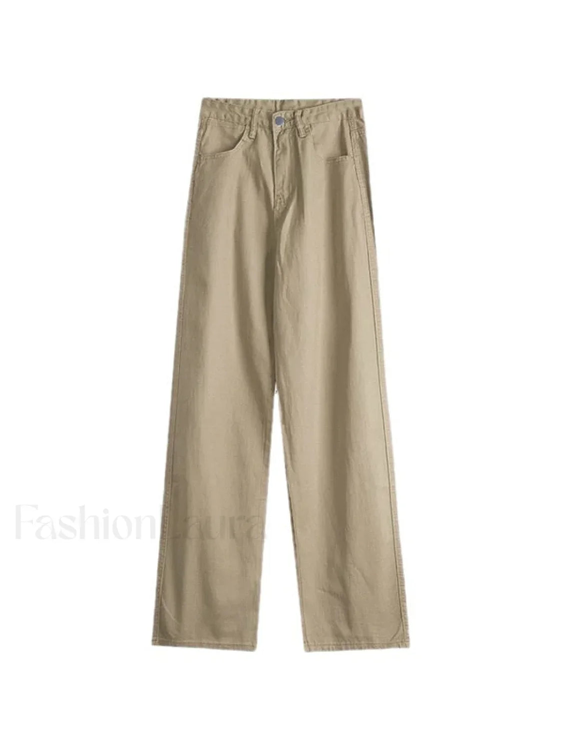 Vintage Khaki Straight Leg Boyfriend Jeans