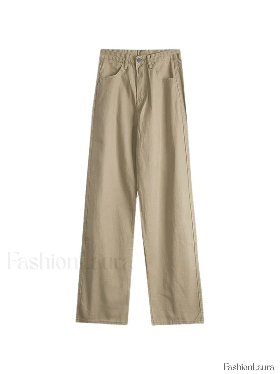Vintage Khaki Straight Leg Boyfriend Jeans