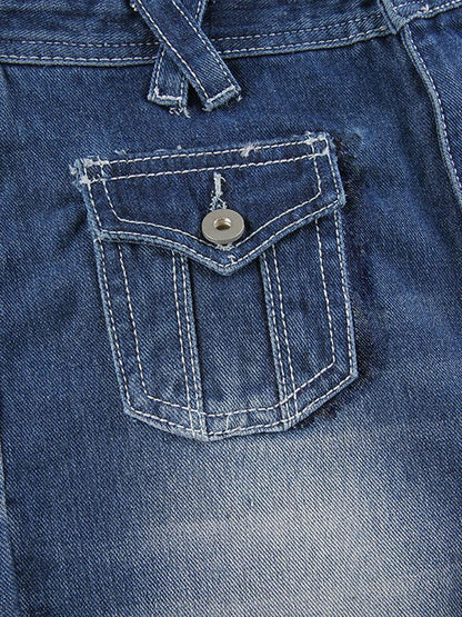 Vintage Low Waist Cargo Jeans