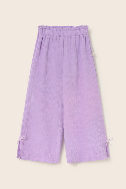 Violet Soft Gauze Pants in Lavender