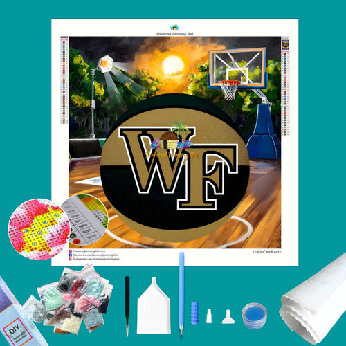 Wake Forest Basketball Diamond Painting