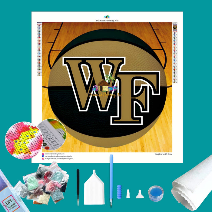 Wake Forest Basketball Diamond Painting