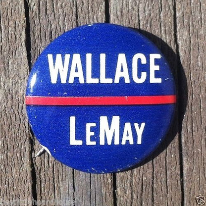 WALLACE LEMAY Campaign Pinback Pin 1968