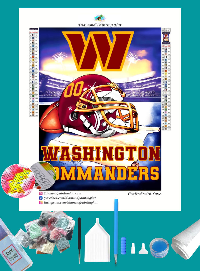 Commanders NFL Home Diamond Painting-Diamond Painting Hut