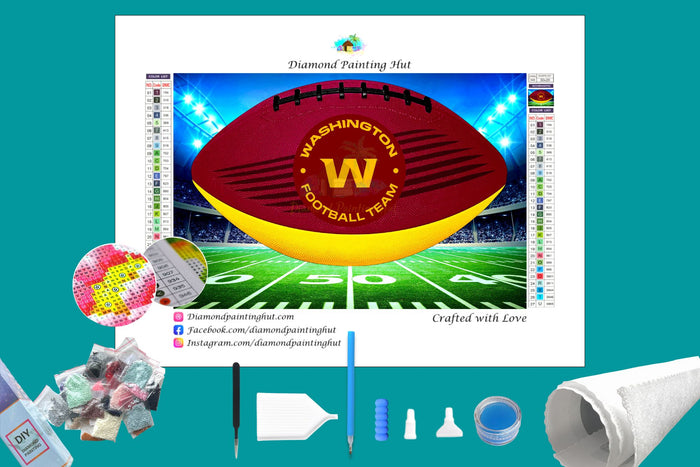 Washington Football Team NFL Football Diamond Painting-Diamond Painting Hut