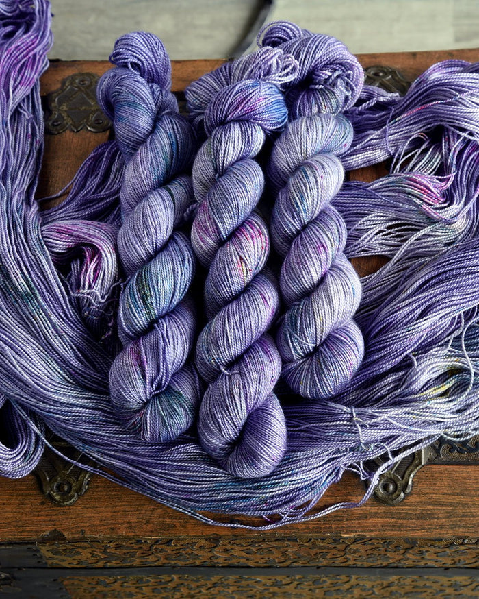 Destination Yarn fingering weight yarn First Class Silk Waterton Lakes National Park