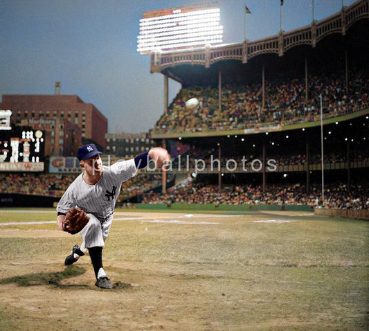 Whitey Ford Colorized 8x10 Print