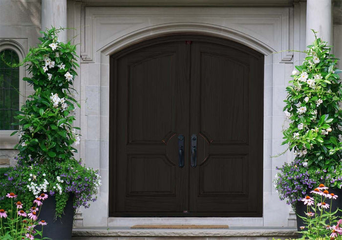 Retique It Wood'n Finish Kit Large in Classic Black, showcasing the textured wood grain finish for doors and furniture.