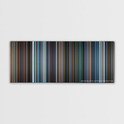 X-Men: The Last Stand color palette canvas print: thousands of thin vertical stripes of color