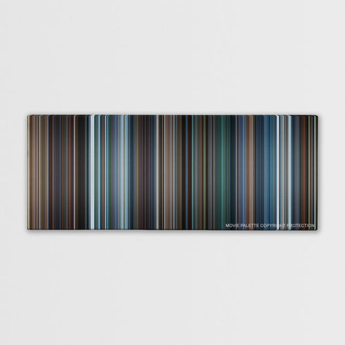 X-Men: The Last Stand color palette canvas print: thousands of thin vertical stripes of color