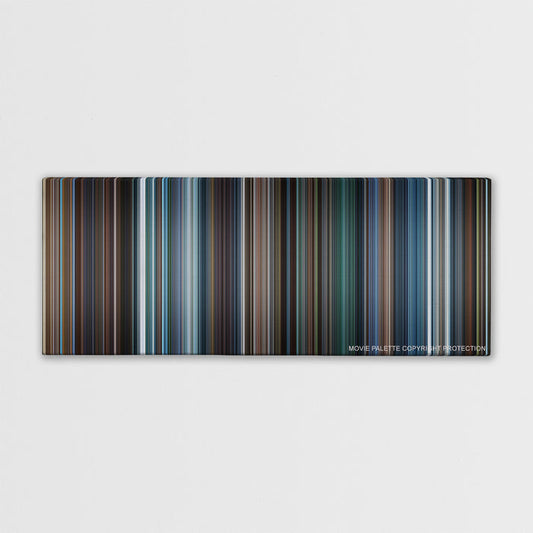 X-Men: The Last Stand color palette canvas print: thousands of thin vertical stripes of color
