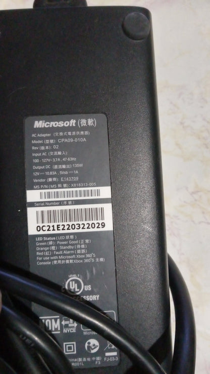 Xbox 360 5 Item S Model AV AC Cable Chatpad OEM + Charge Cable w Battery BUNDLE
