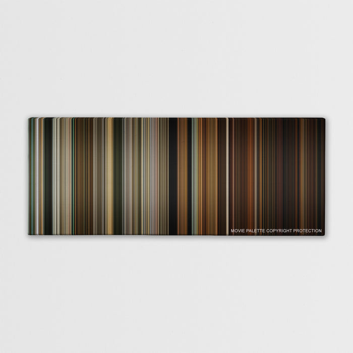 Zombieland color palette canvas print: thousands of thin vertical stripes of color