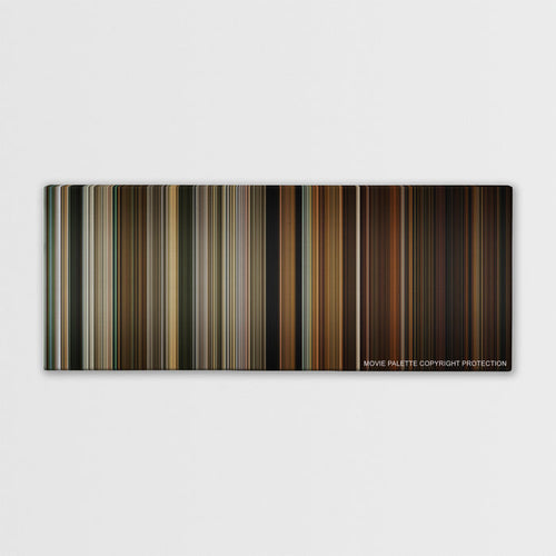 Zombieland color palette canvas print: thousands of thin vertical stripes of color
